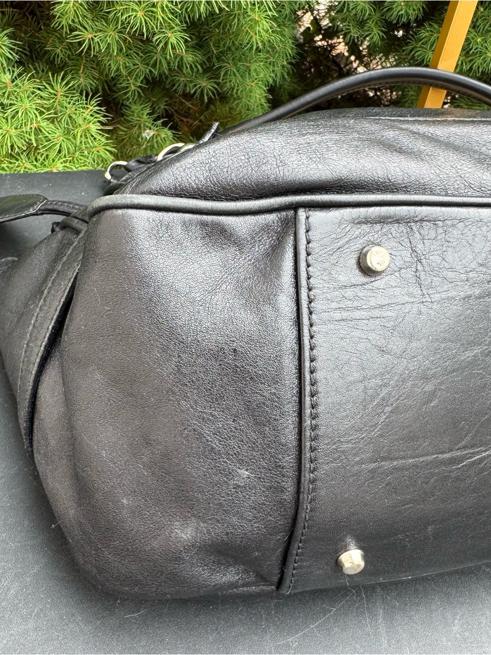 Furla Black Grained Leather Shoulder Bag - Picture 5 of 9